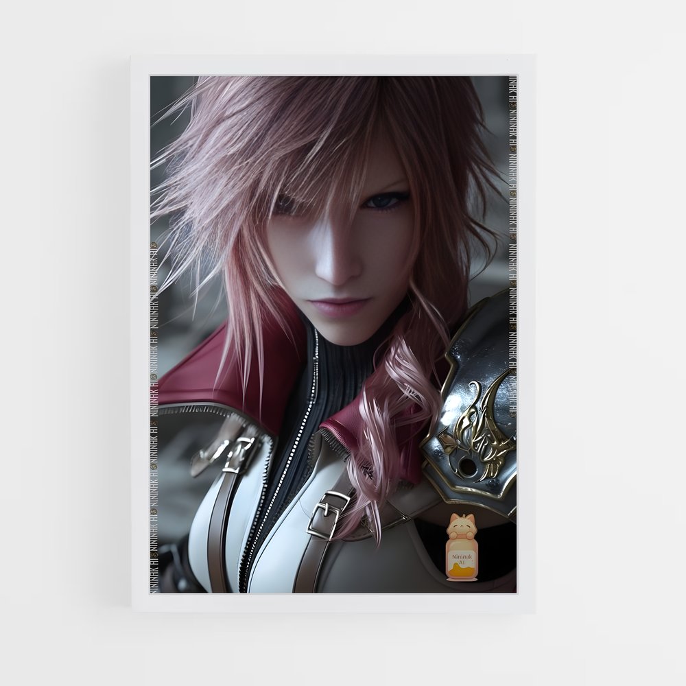 Poster Pink Blade – affiche Final Fantasy (vue 3)